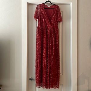 Baltic Born Marseille Embossed Maxi Dress